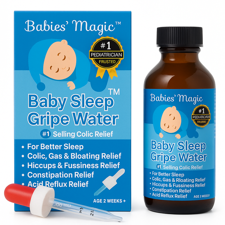 Babies’ Magic Gripe Water: Gentle Relief for Colic, Gas &amp; Better Sleep