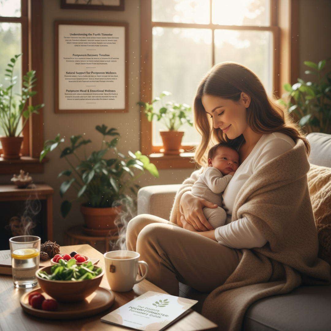 Postpartum Recovery Timeline & Natural Support: The Fourth Trimester Guide
