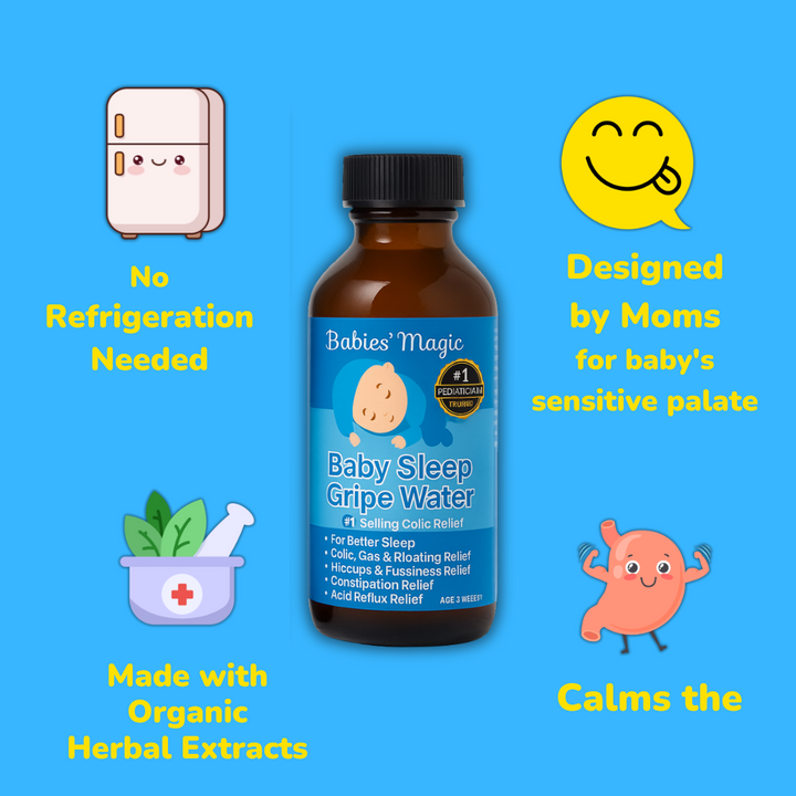 Baby Gripe Water for Sleep, Colic, & Gas Relief - How to Use