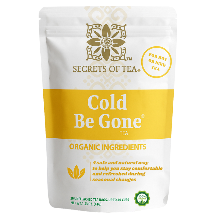 Cold Relief Tea-Cold Be Gone: 40 Servings- Immune Support Tea