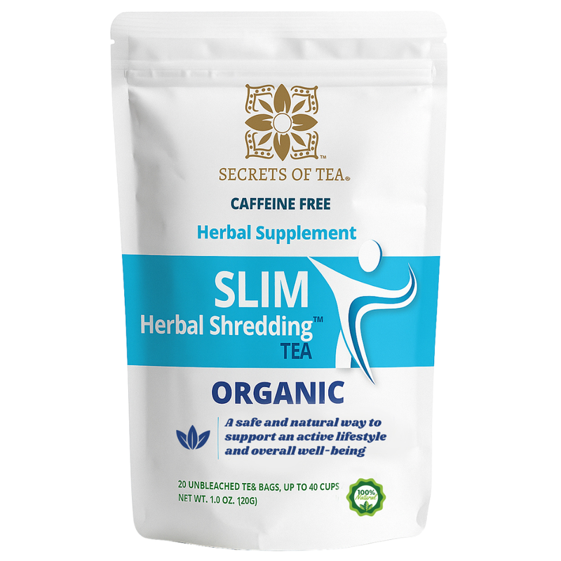 Natural Wellness Tea for Healthy Metabolism and Body Balance - USDA Organic Herbal Tea by Secrets of Tea