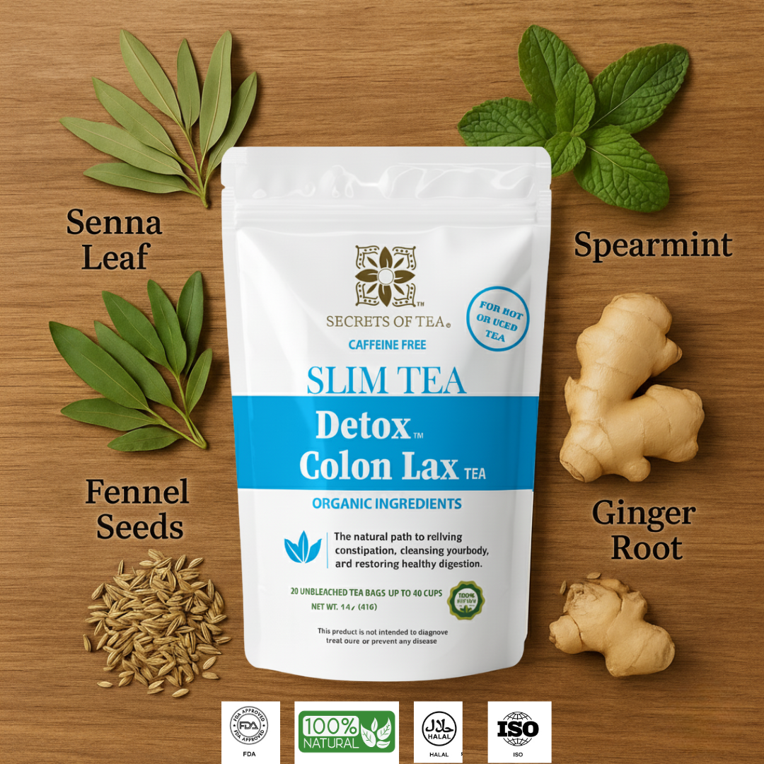 Organic Detox Wellness Tea – Fennel, Ginger & Peppermint Blend