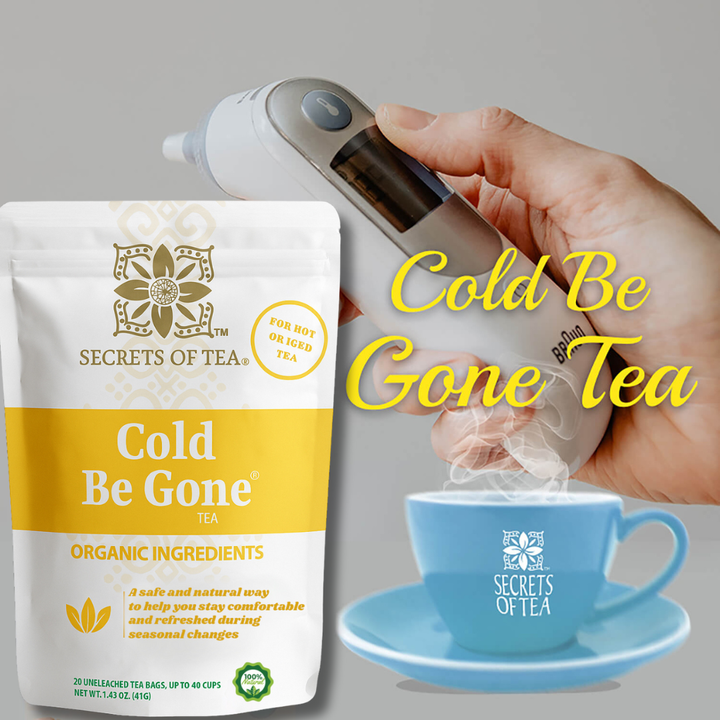 Cold Relief Tea-Cold Be Gone: 40 Servings- Immune Support Tea