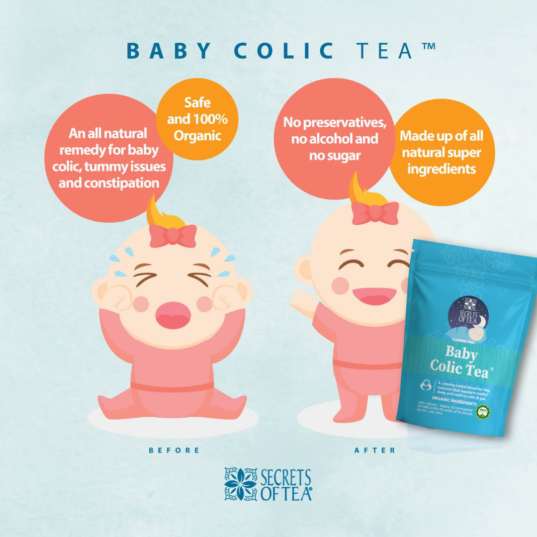 🌿 Baby Colic Tea – Gentle Colic & Gas Relief for Little Tummies