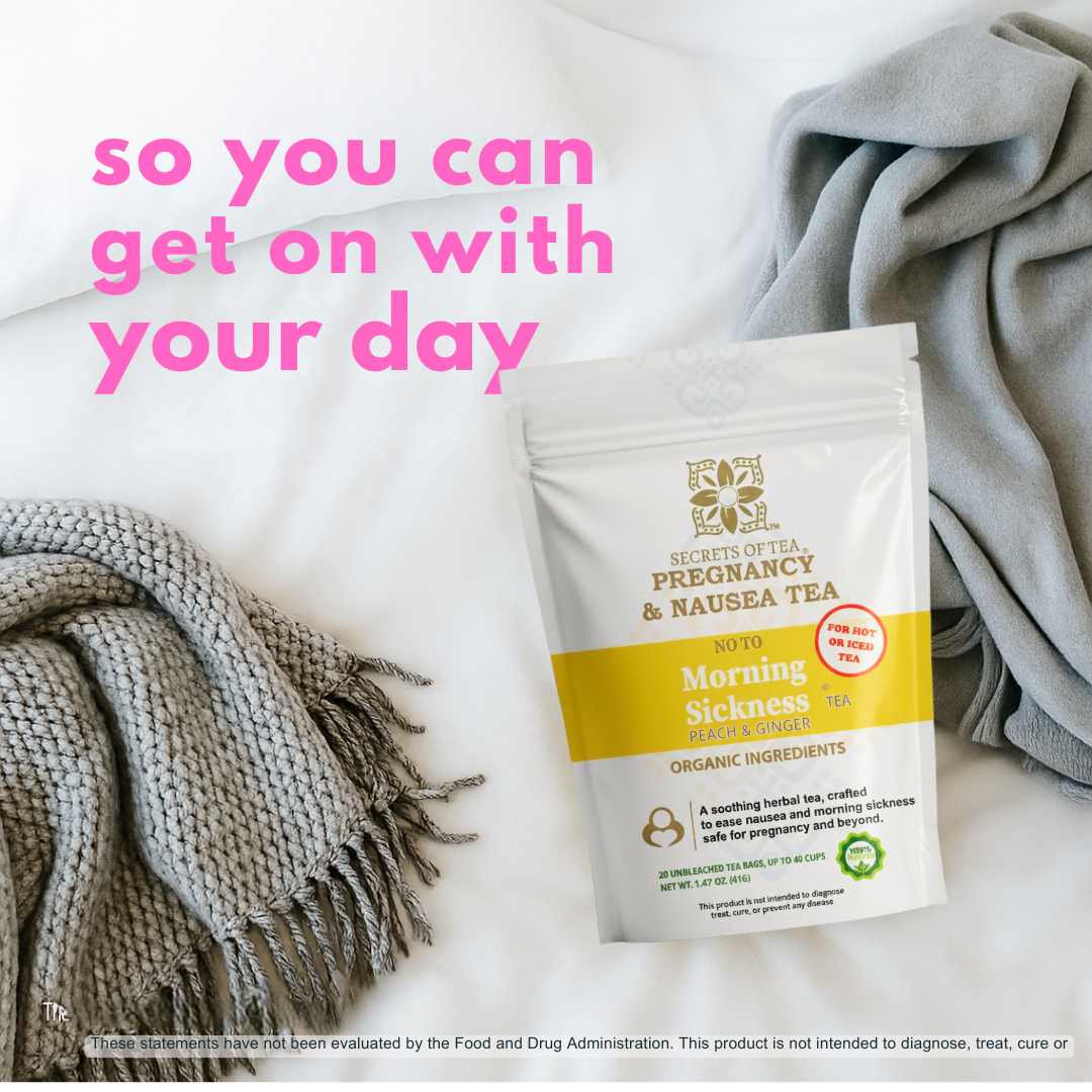 Morning Sickness Tea - Peach and Ginger: 40 Cups