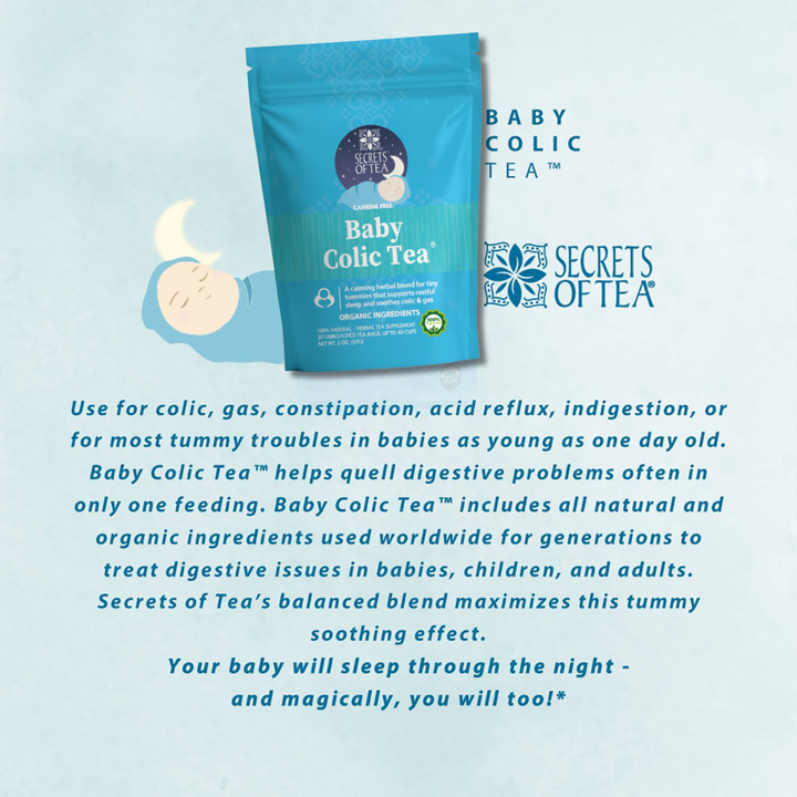 🌿 Baby Colic Tea – Gentle Colic & Gas Relief for Little Tummies
