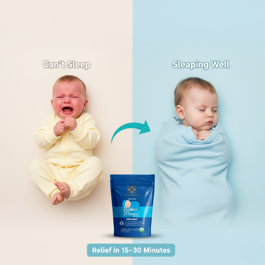 🌿 Babies Magic Tea: Pediatrician-Recommended– Gentle Colic & Gas Relief for Little Tummies-Helps Babies Sleep Through The Night - Product Image 6