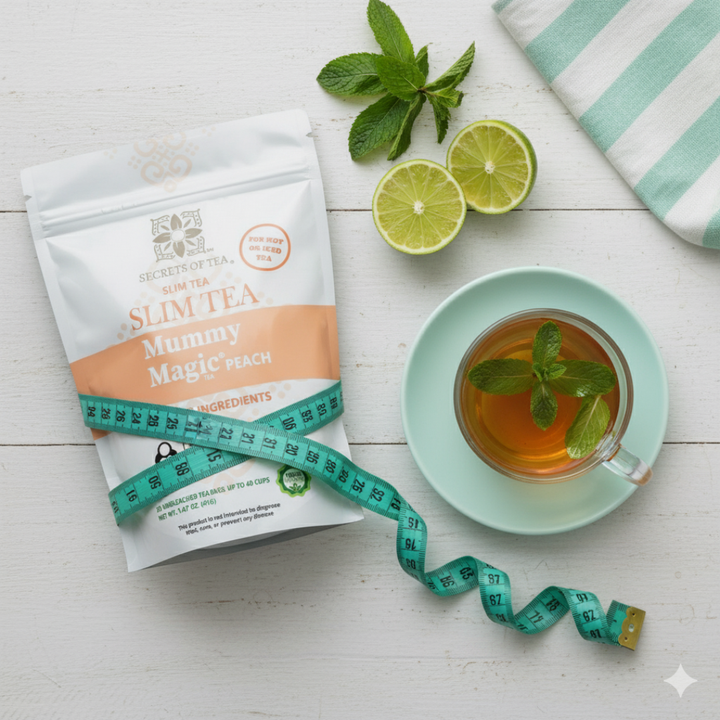 شاي إنقاص الوزن - بنكهة الخوخ: 40 حصة