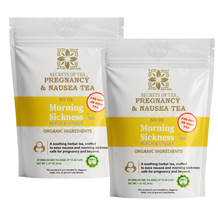 Morning Sickness Tea - Peach and Ginger: 40 Cups