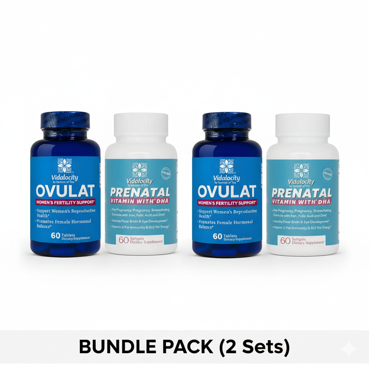 Complete Fertility to Pregnancy Bundle – Ovulat + Prenatal Vitamin with DHA