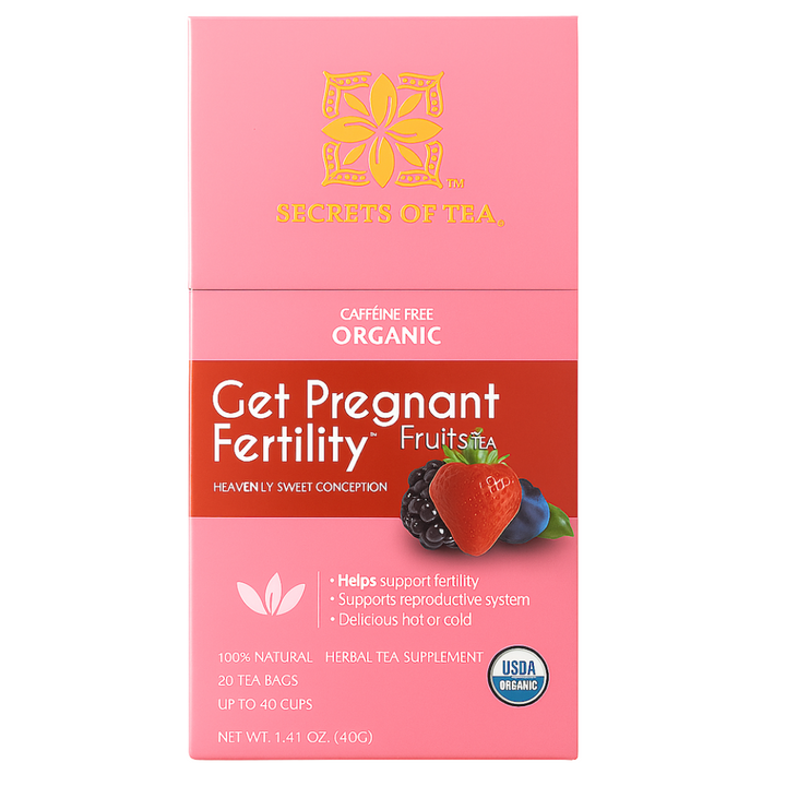 🌿 Get Pregnant Fertility Fruits Tea - Organic Herbal Blend