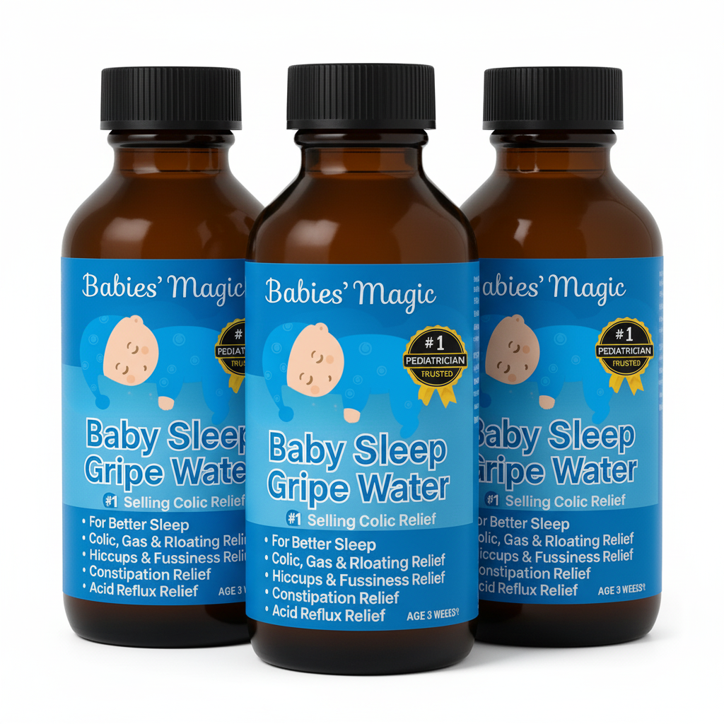Baby Gripe Water for Sleep, Colic, & Gas Relief