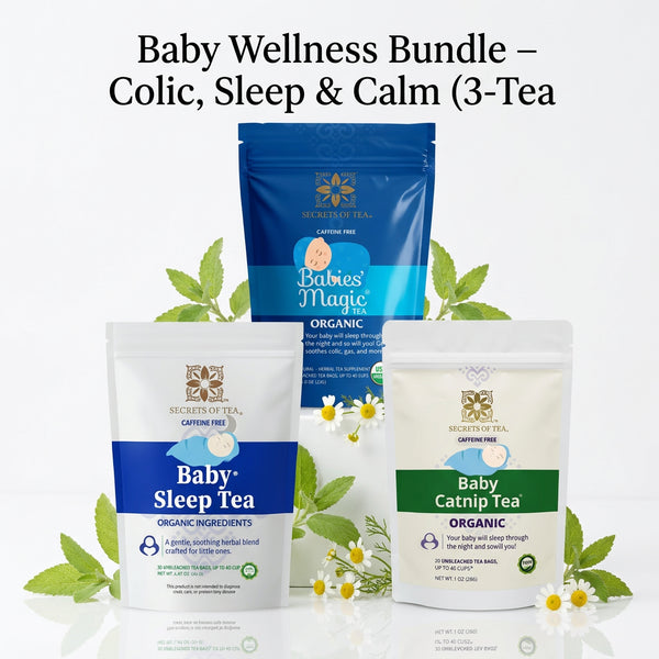 Baby Wellness Bundle – Colic, Sleep & Calm (3-Tea Kit)