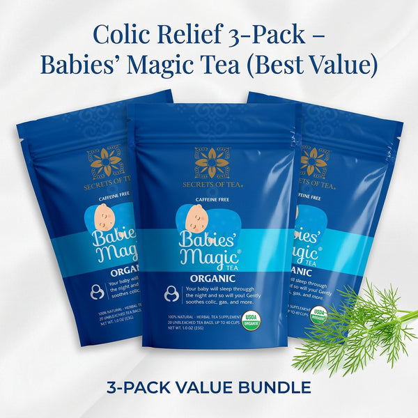 Colic Relief 3-Pack – Babies Magic Tea (Best Value)