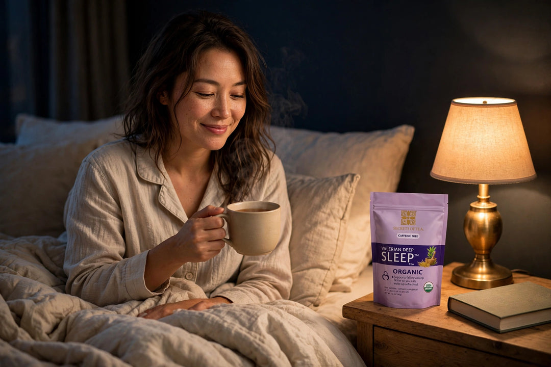 RelaxCalm Tea, included in the Deep Sleep and Calm Kit
