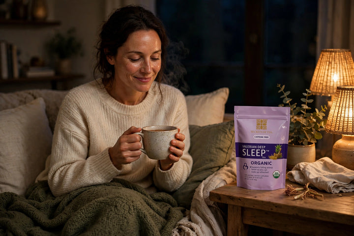 Deep Sleep and Calm Kit, organic evening tea set