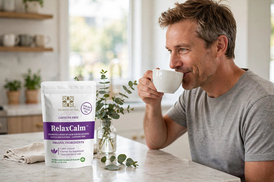 Valerian Deep Sleep Tea, included in the Deep Sleep and Calm Kit