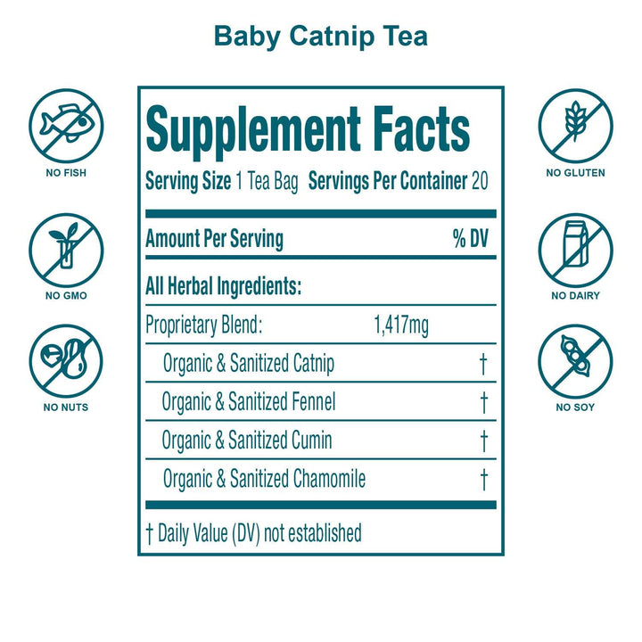 Catnip Tea for Babies- All Natural Colic Relief