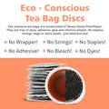 Organic English Breakfast Black Tea - Single Origin High Grade B.O.P.F: 100 Round Bio Tea Bags - Secrets Of Tea