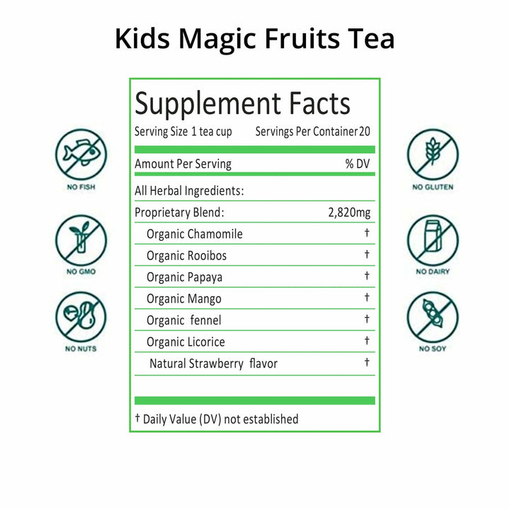Tea for Kids-Certified USDA Organic- 40 savings - Secrets Of Tea